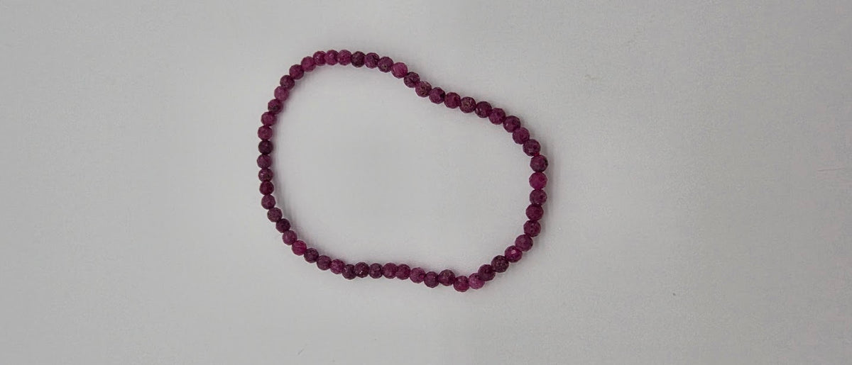 2mm Ruby Stretch Bracelet