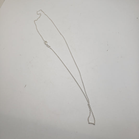 20 Inch Sterling Silver Round Link Chain.