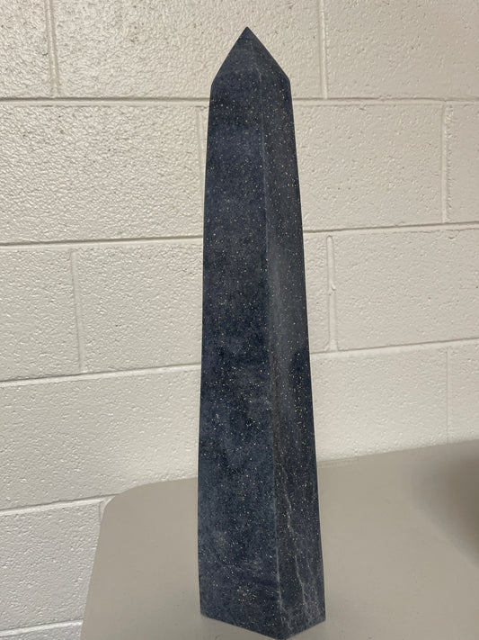 21.5 Inch Tall Dumortierite Tower.