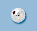 Sterling Silver Beads Bright 4mm 10pk