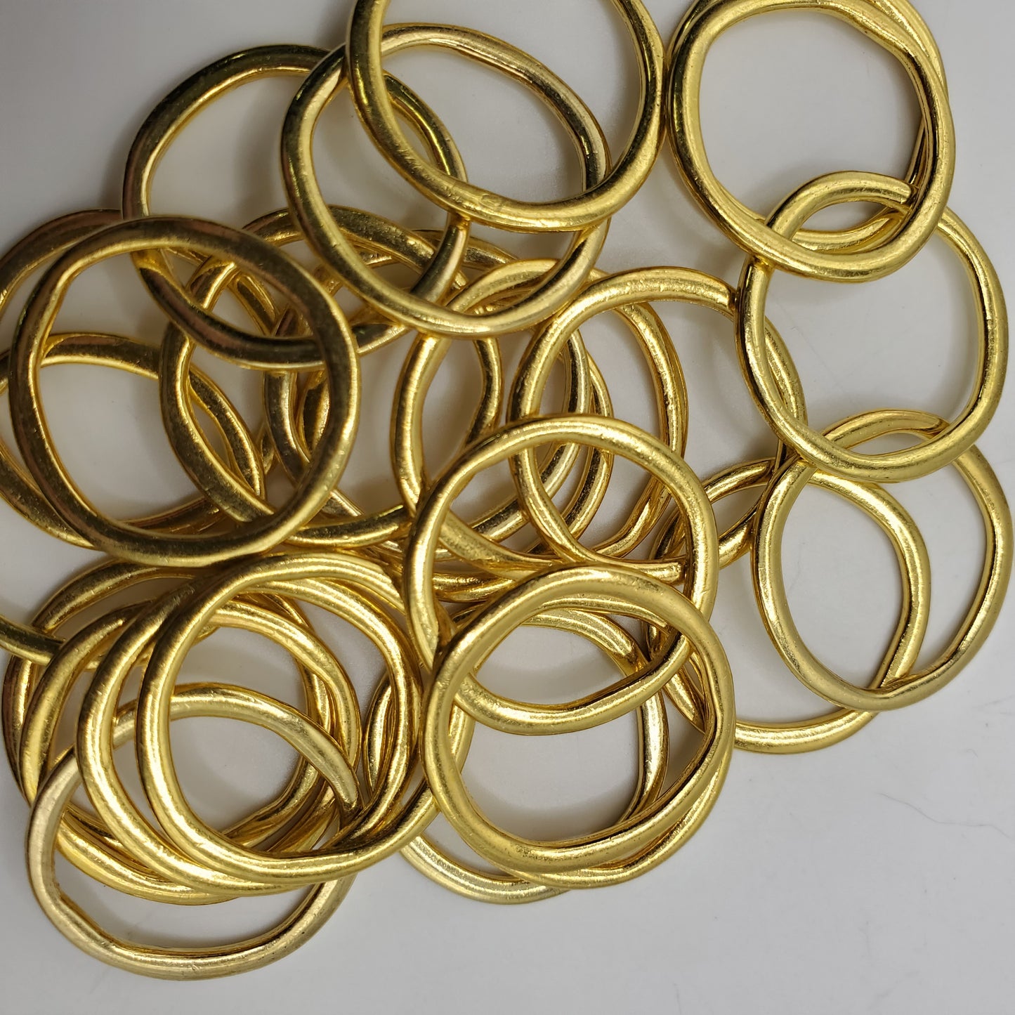 22mm Gold Pewter Ring.