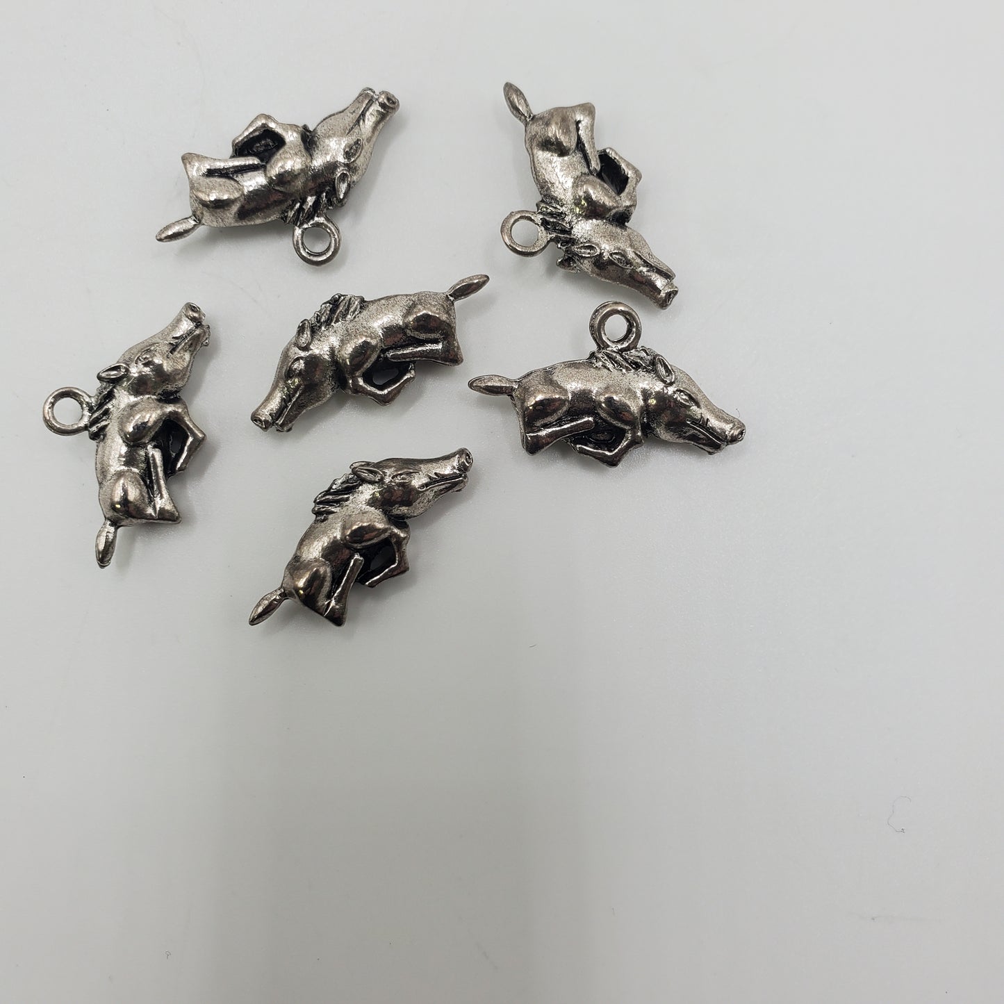 22mm Pewter Boar Charm.