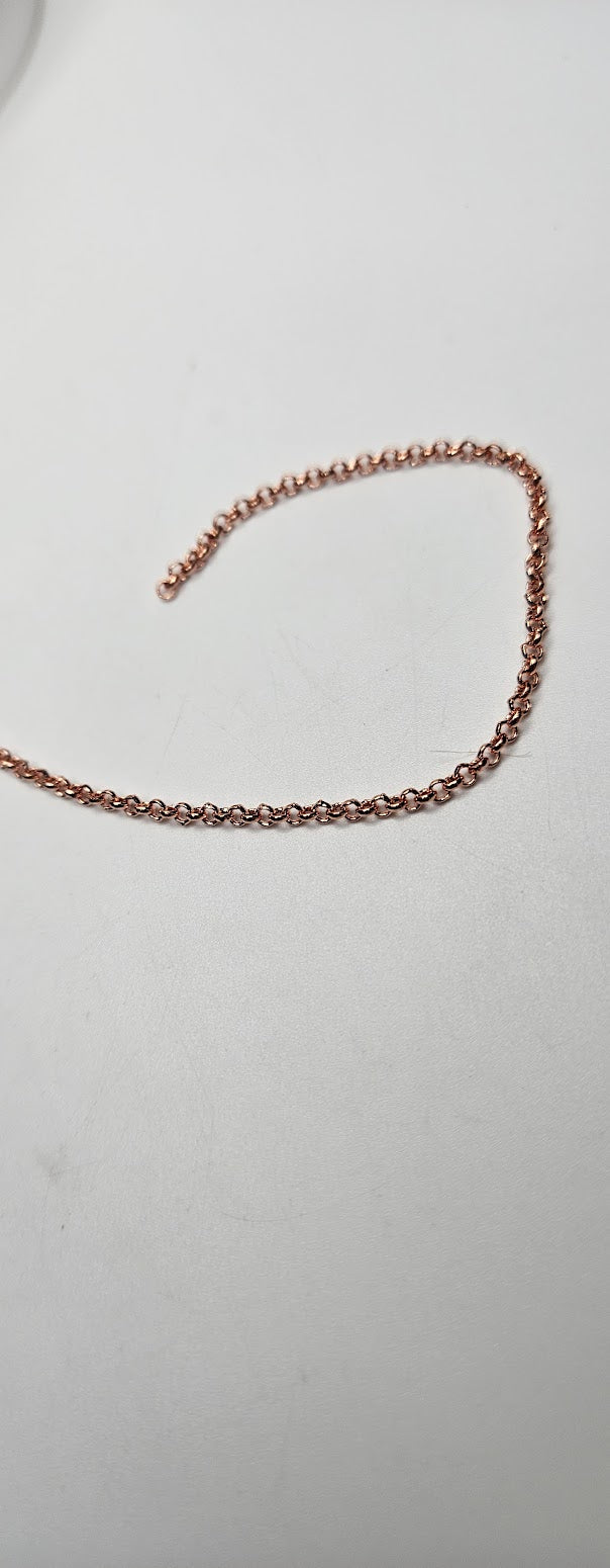 2mm Copper Rolo Chain.