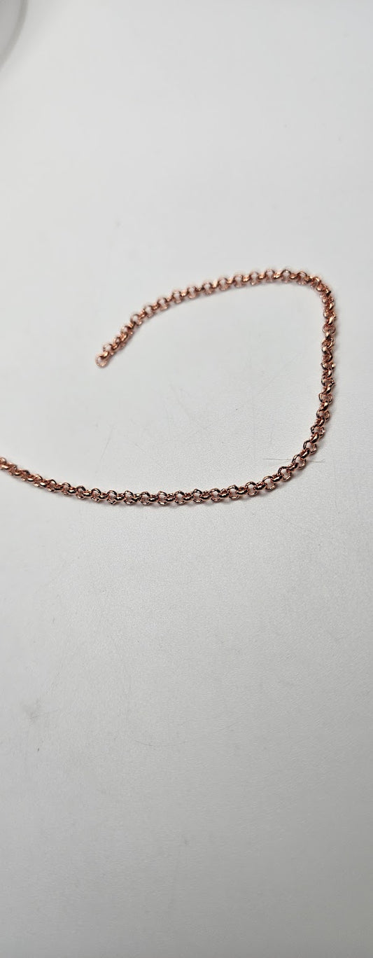 2mm Copper Rolo Chain.
