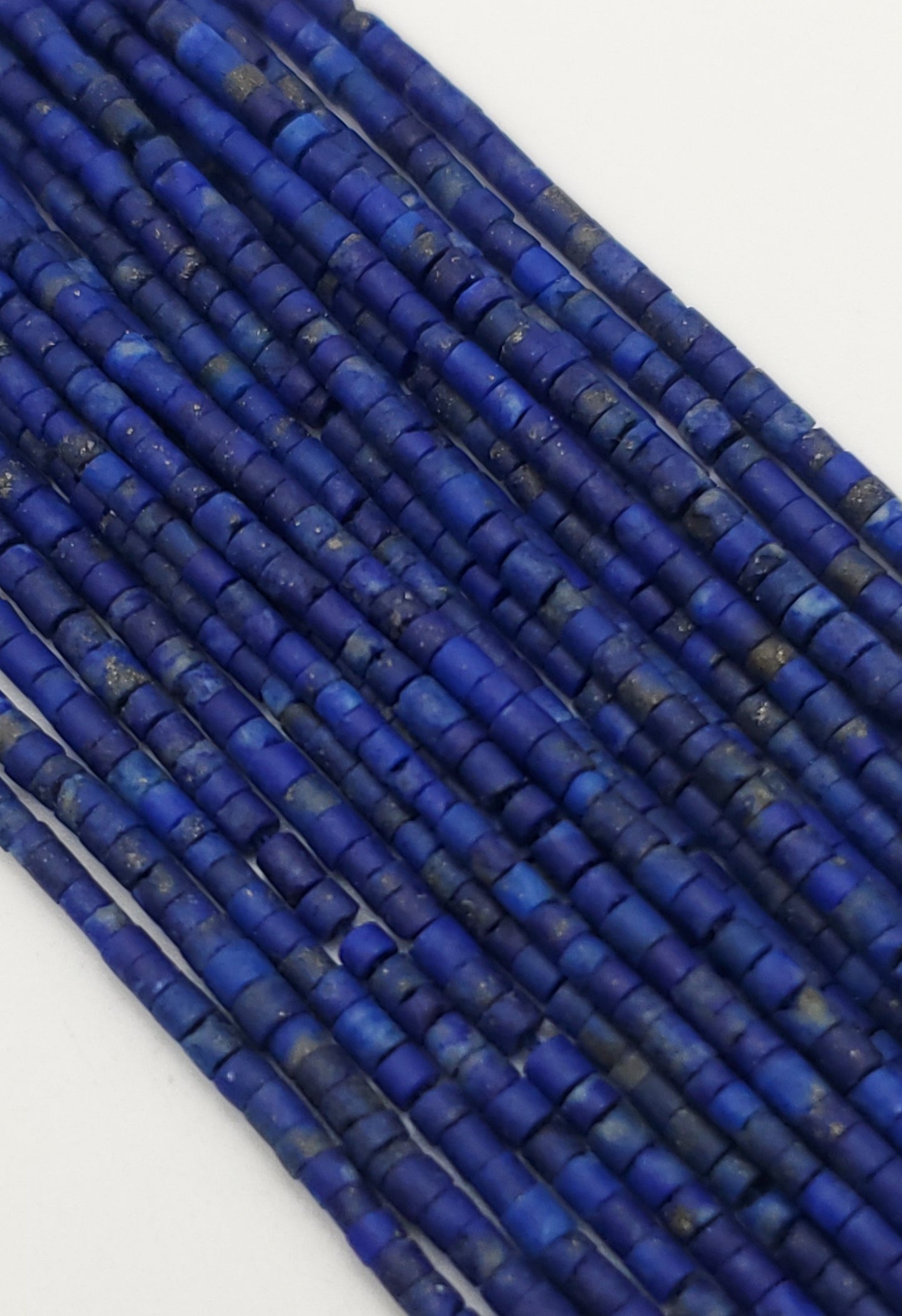 2mm Lapis Lazuli Heishi Bead Strand.
