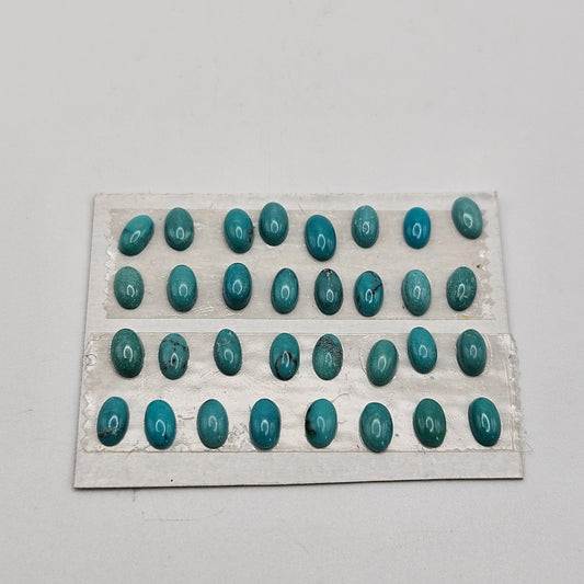 2mm Turquoise Cabochon Oval.