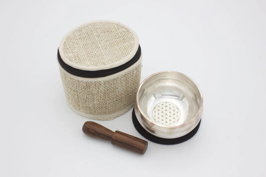 3" Singing Bowl with Hemp Case.
