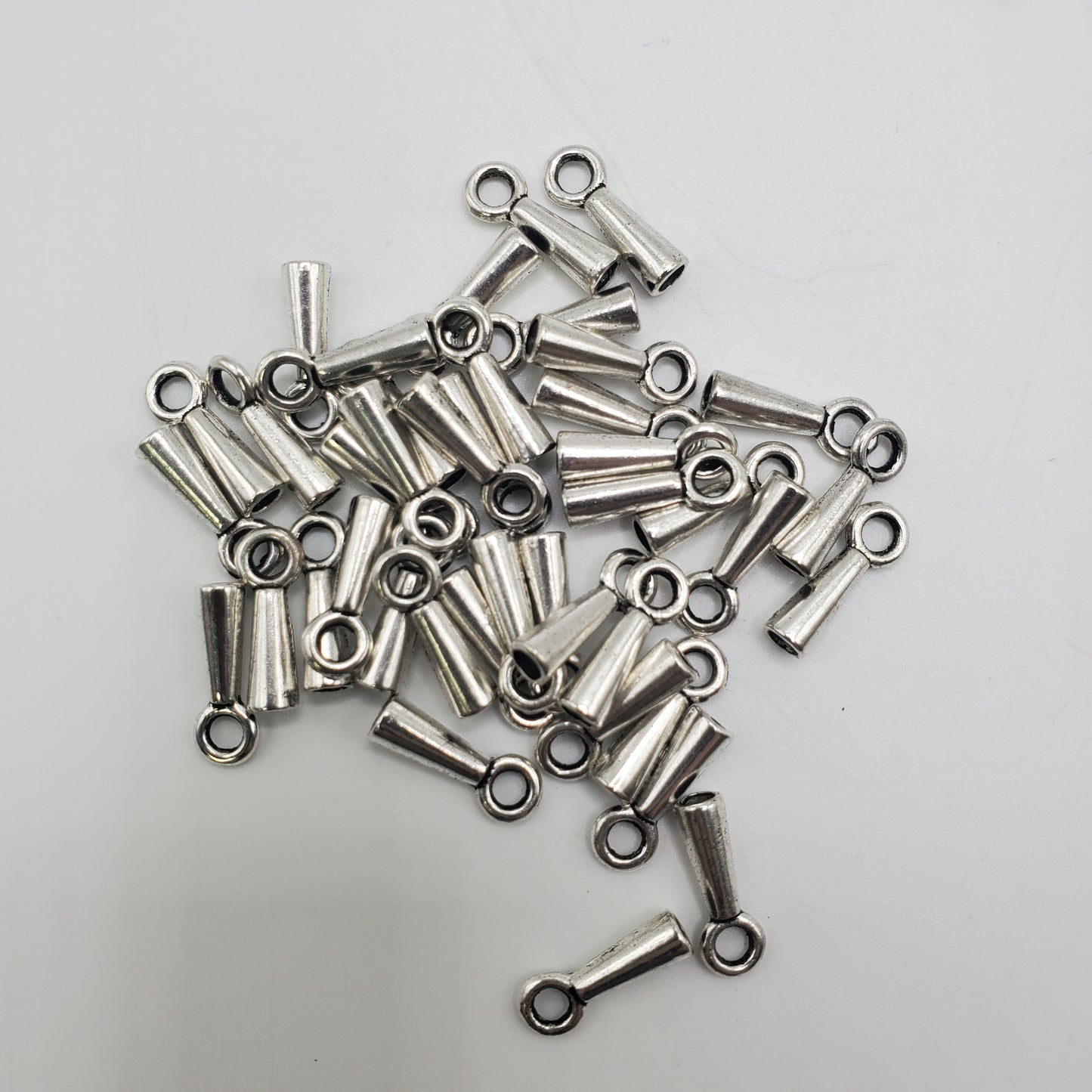 3 by 8mm pewter end cap.
