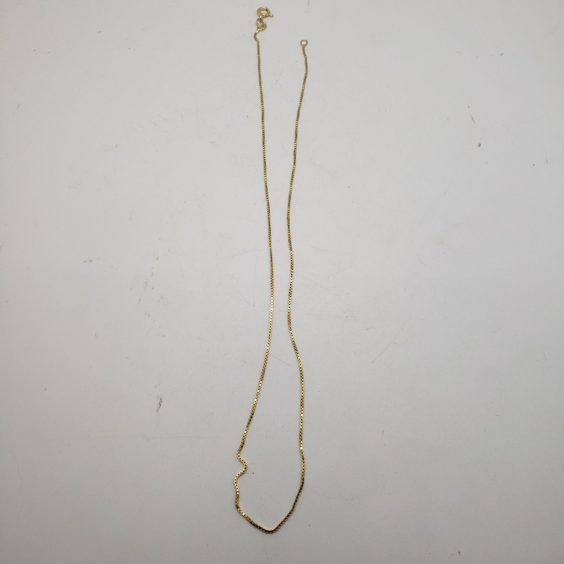 30in Gold Vermeil Box Chain.