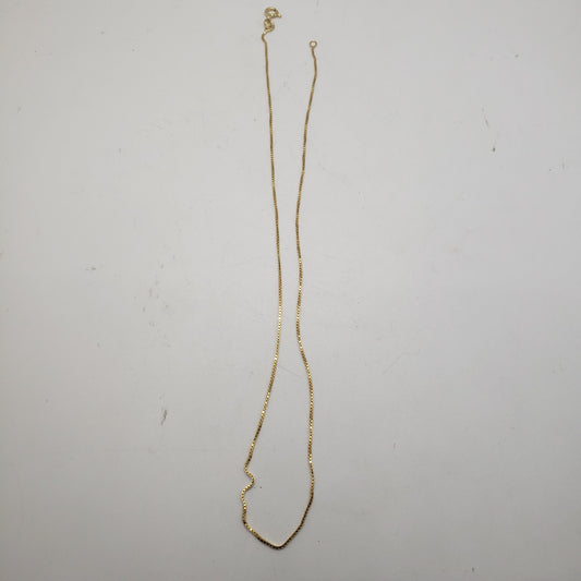 30in Gold Vermeil Box Chain.