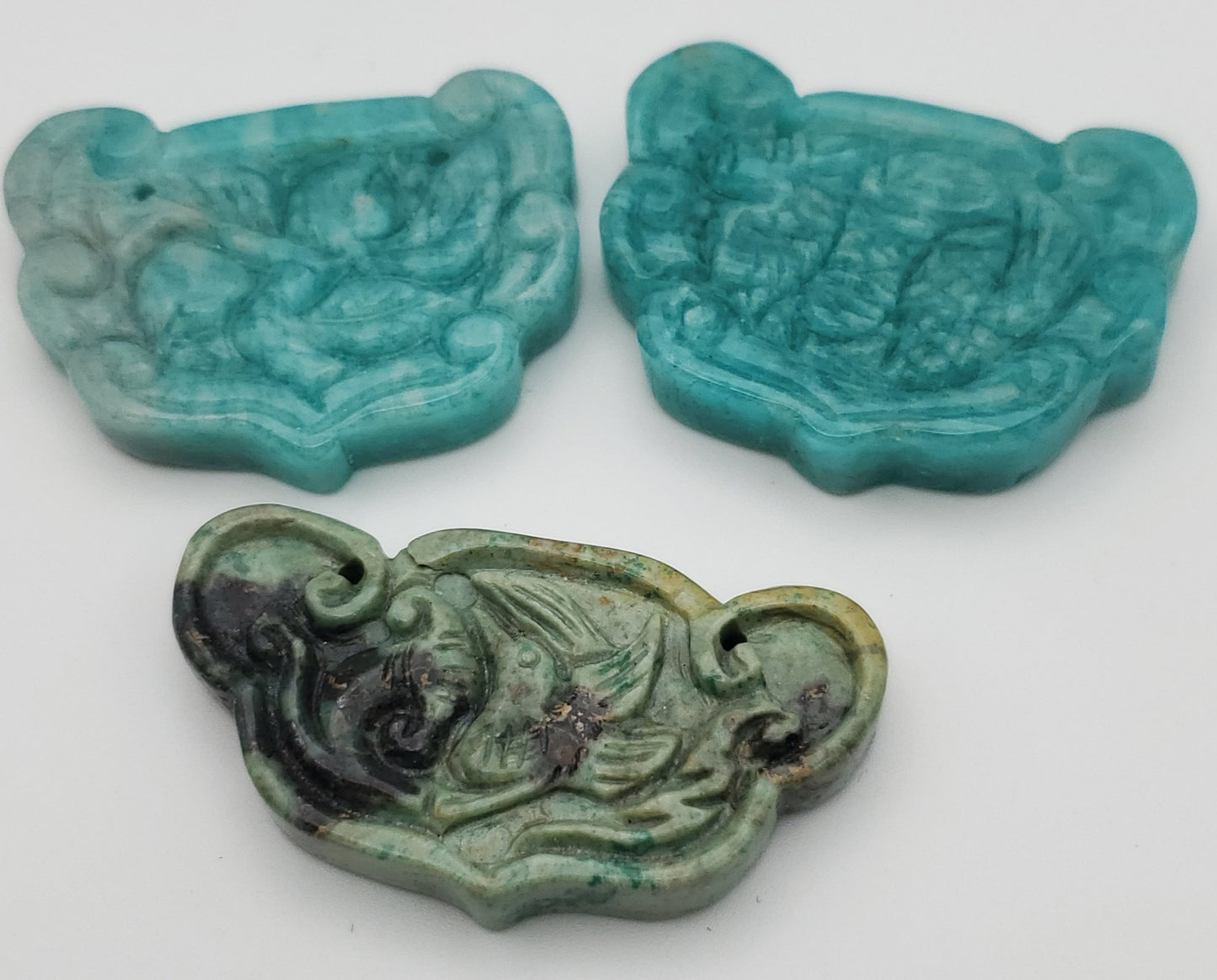 32.99 Carved Cabochons Stone Color Varies.