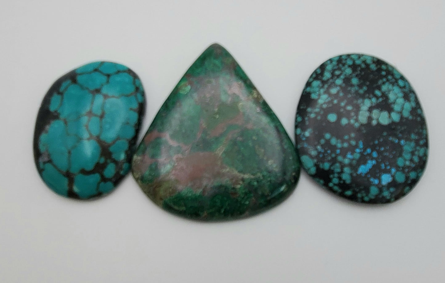 32.99 Turquoise Cabochons: Stone color and shape vary-Selected Randomly.