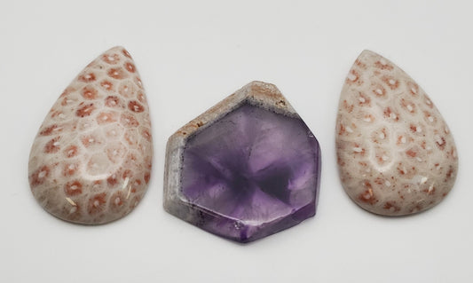 36.99 Assorted Gemstone Cabochons.