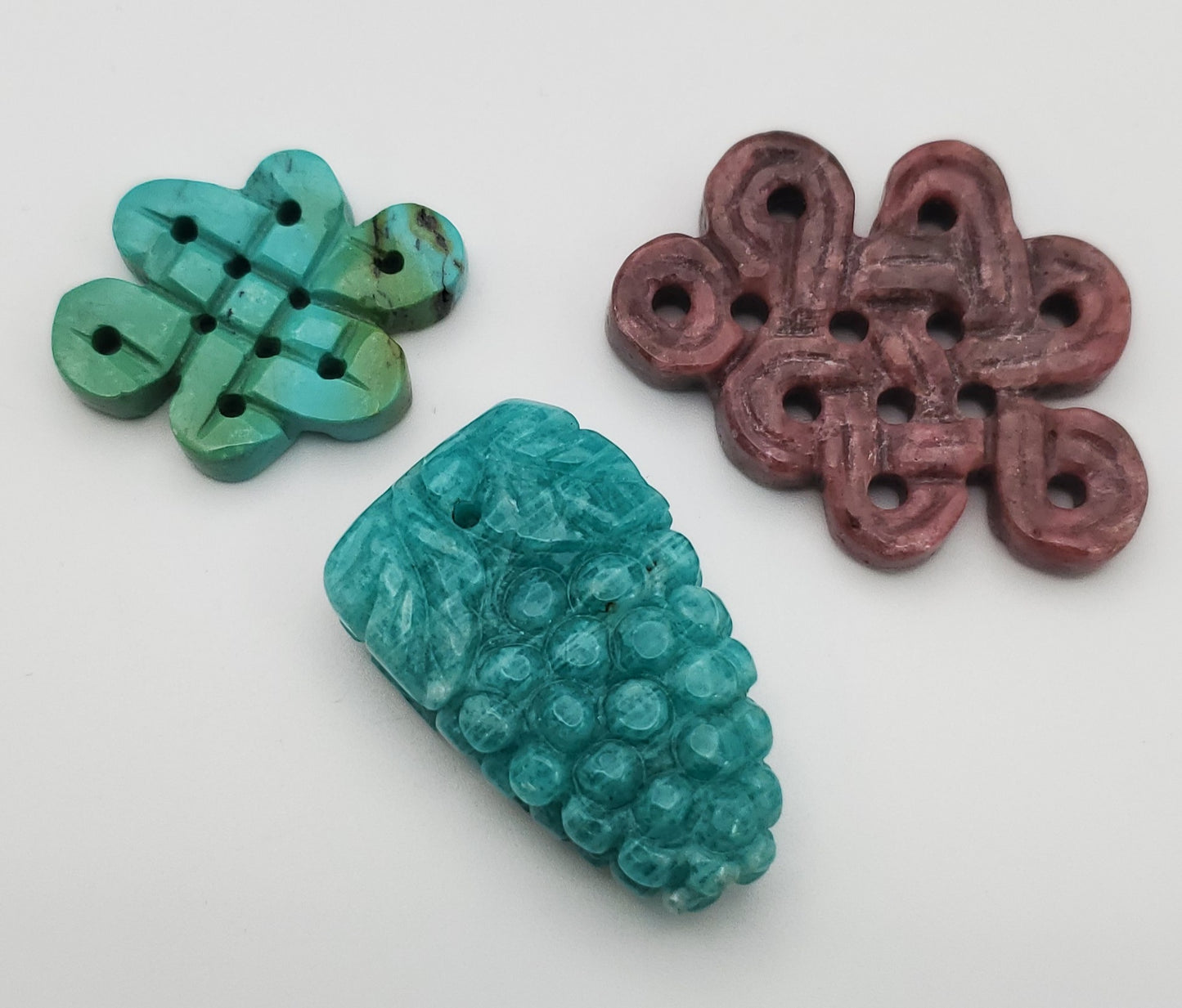 36.99 Assorted Carved Gemstone Cabochons.