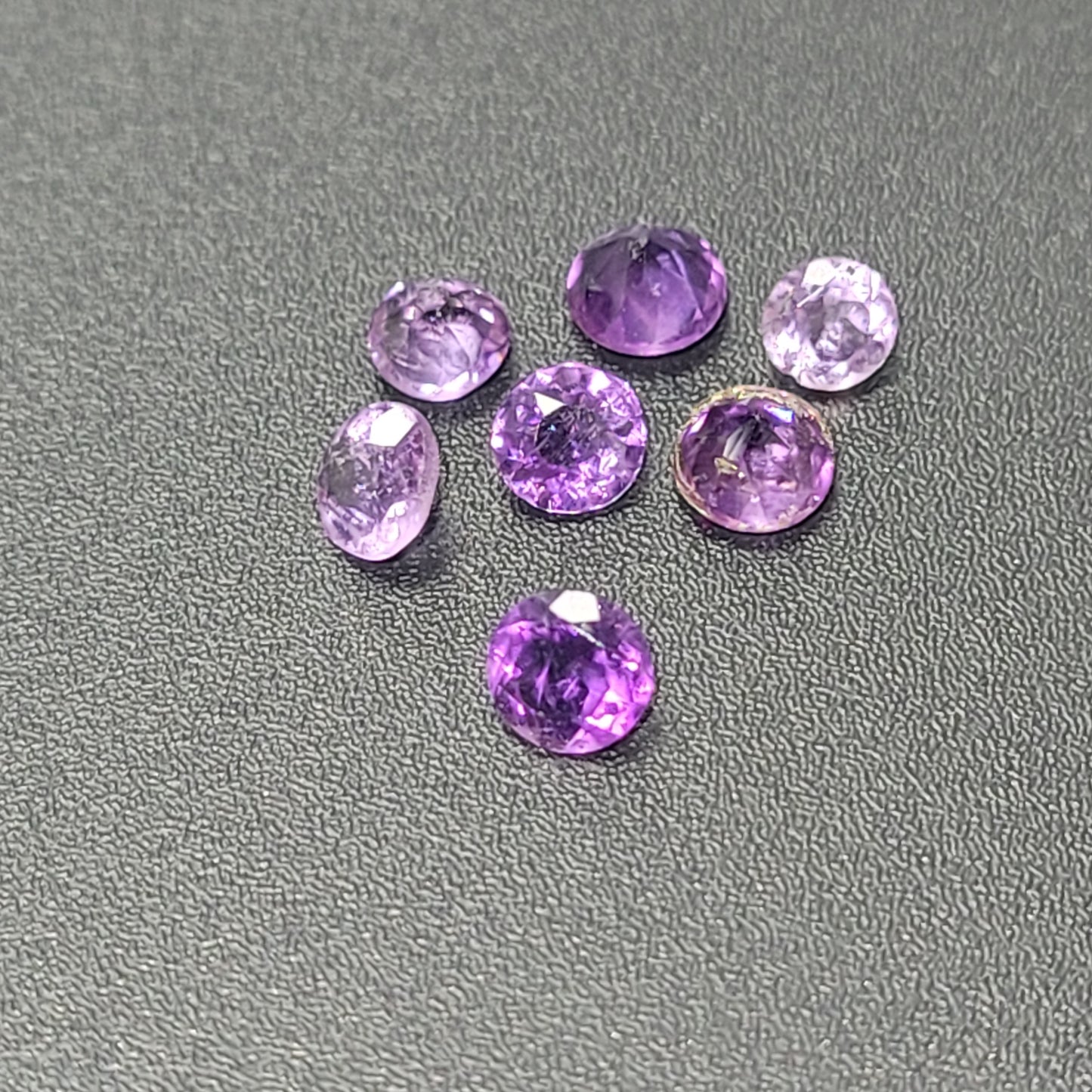 3mm Amethyst Round Cut Sold Individually.