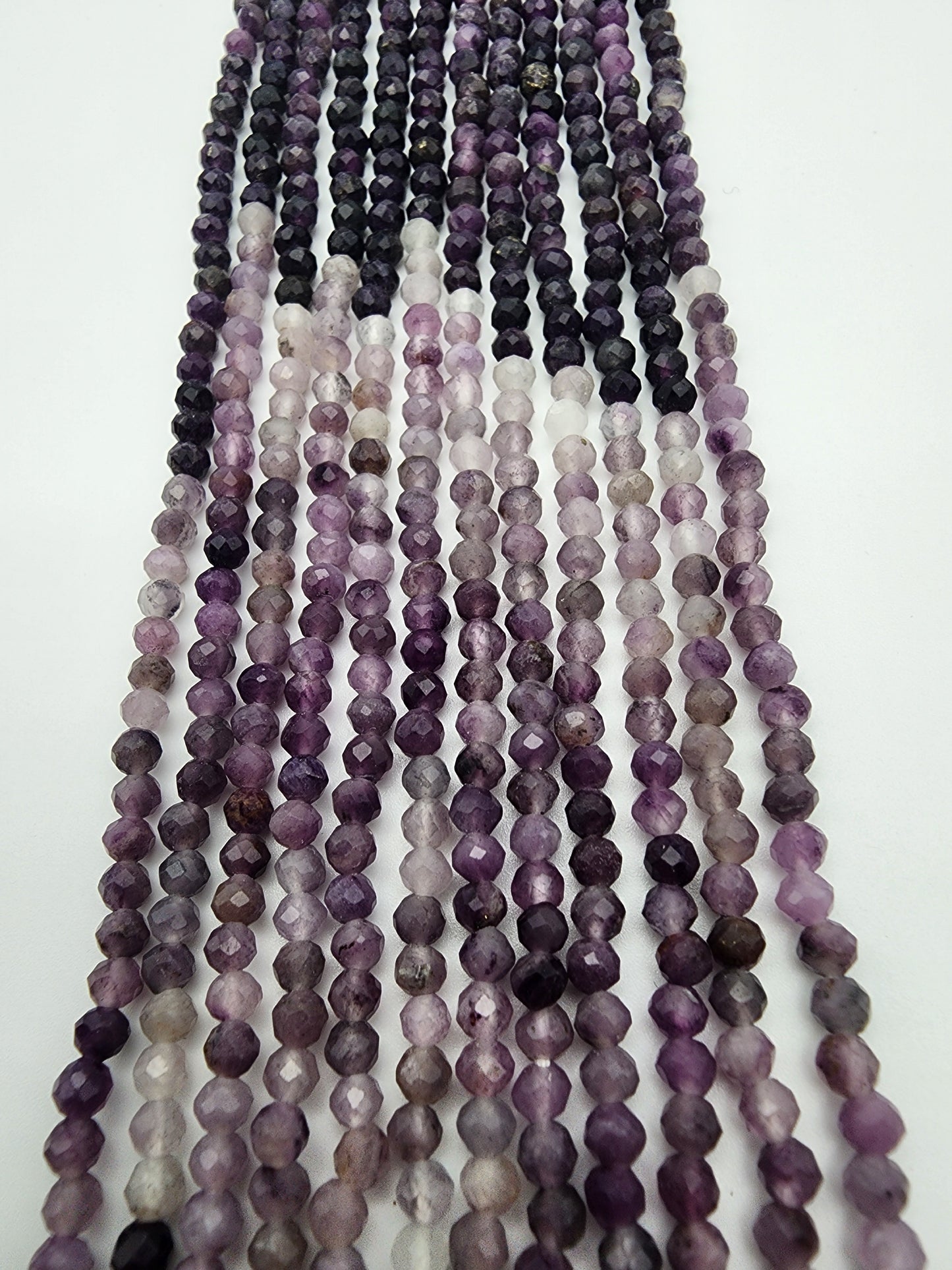 3mm Sugilite Bead Strand.