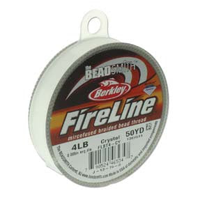 4 LB FIRELINE CRYSTAL .005 IN/.12MM DIAMETER 50 YARDS.