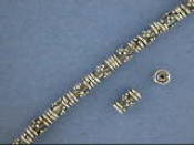 4 x 8 mm Granulated Tube Bead Sold Individually.