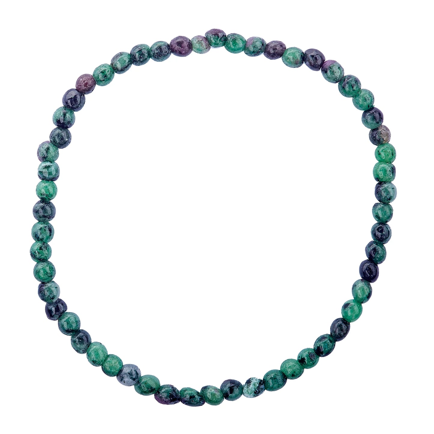 4mm Ruby Zoisite Stretch Bracelet