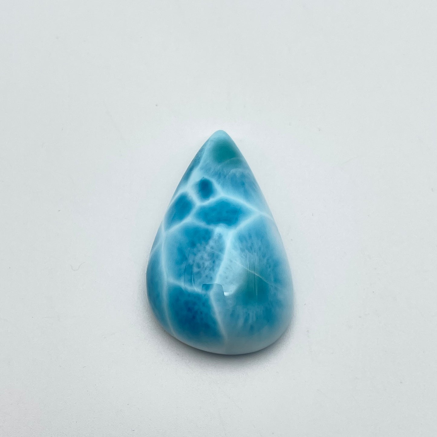 Larimar Tear Drop 29x20mm Cabochon