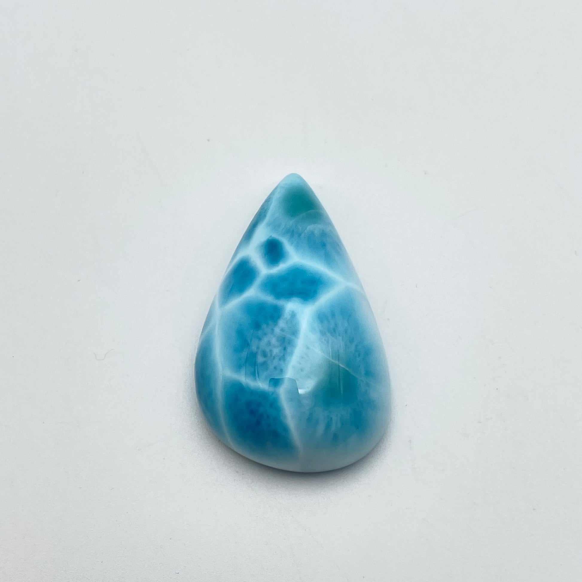 Larimar Tear Drop 29x20mm Cabochon