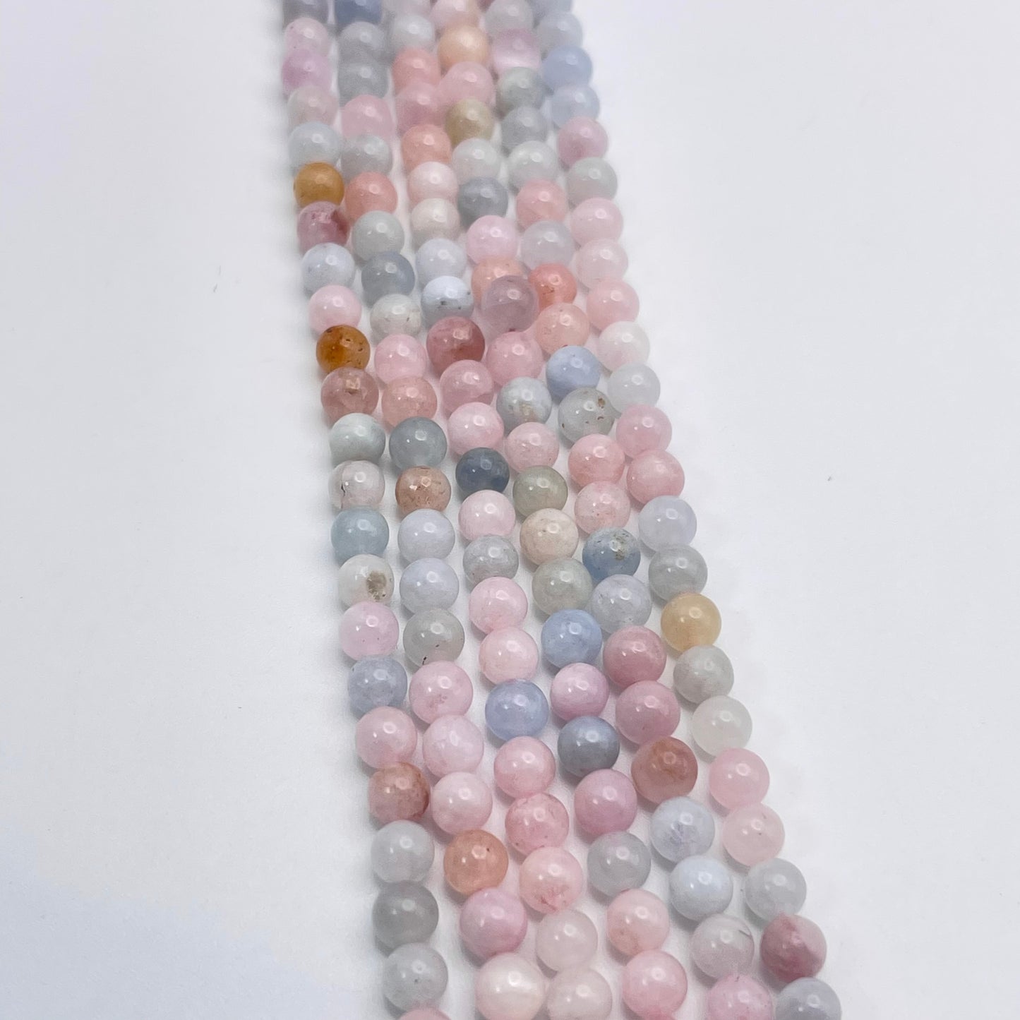 4mm Morganite Round Smooth