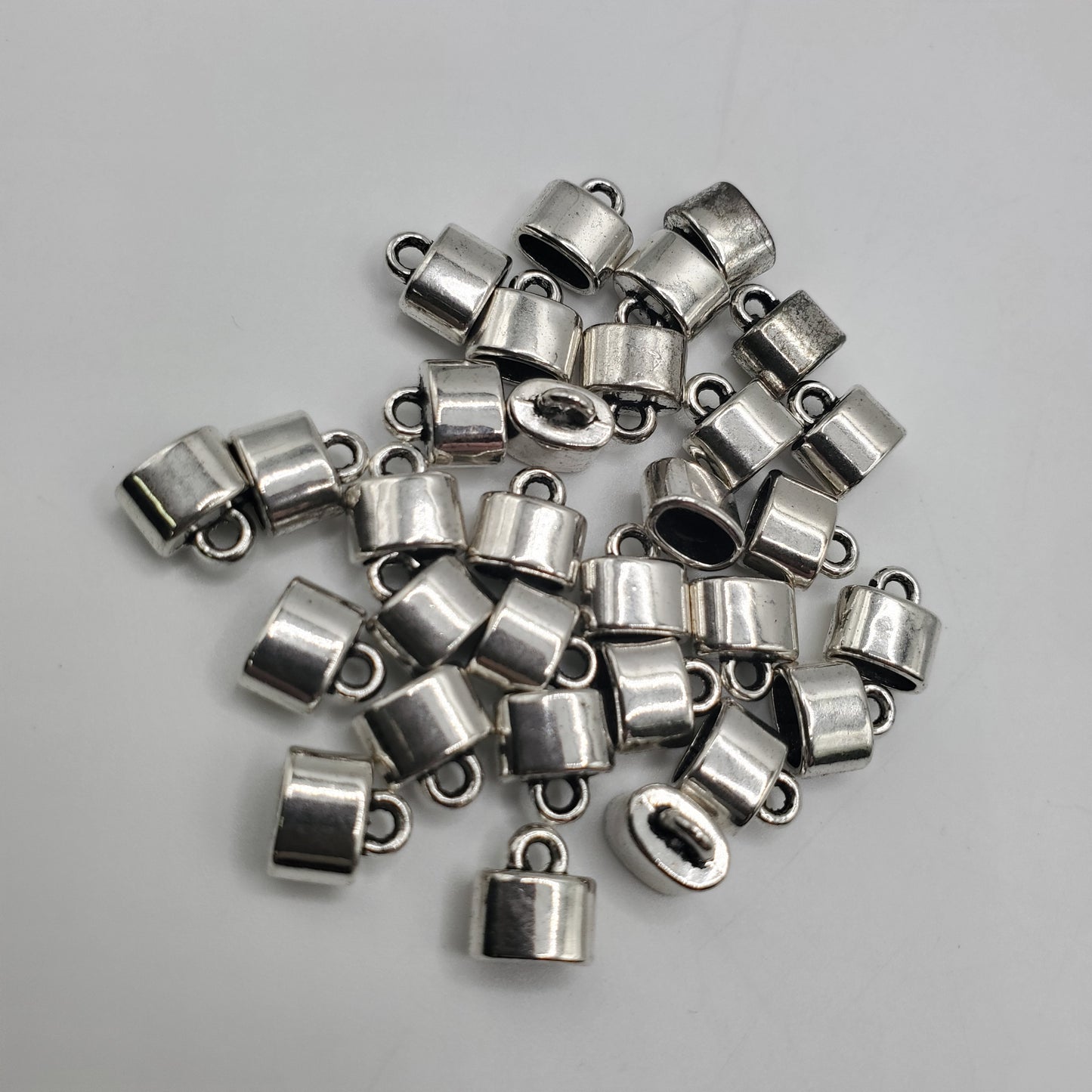5x7mm Pewter End Cap, 4x6 inner.