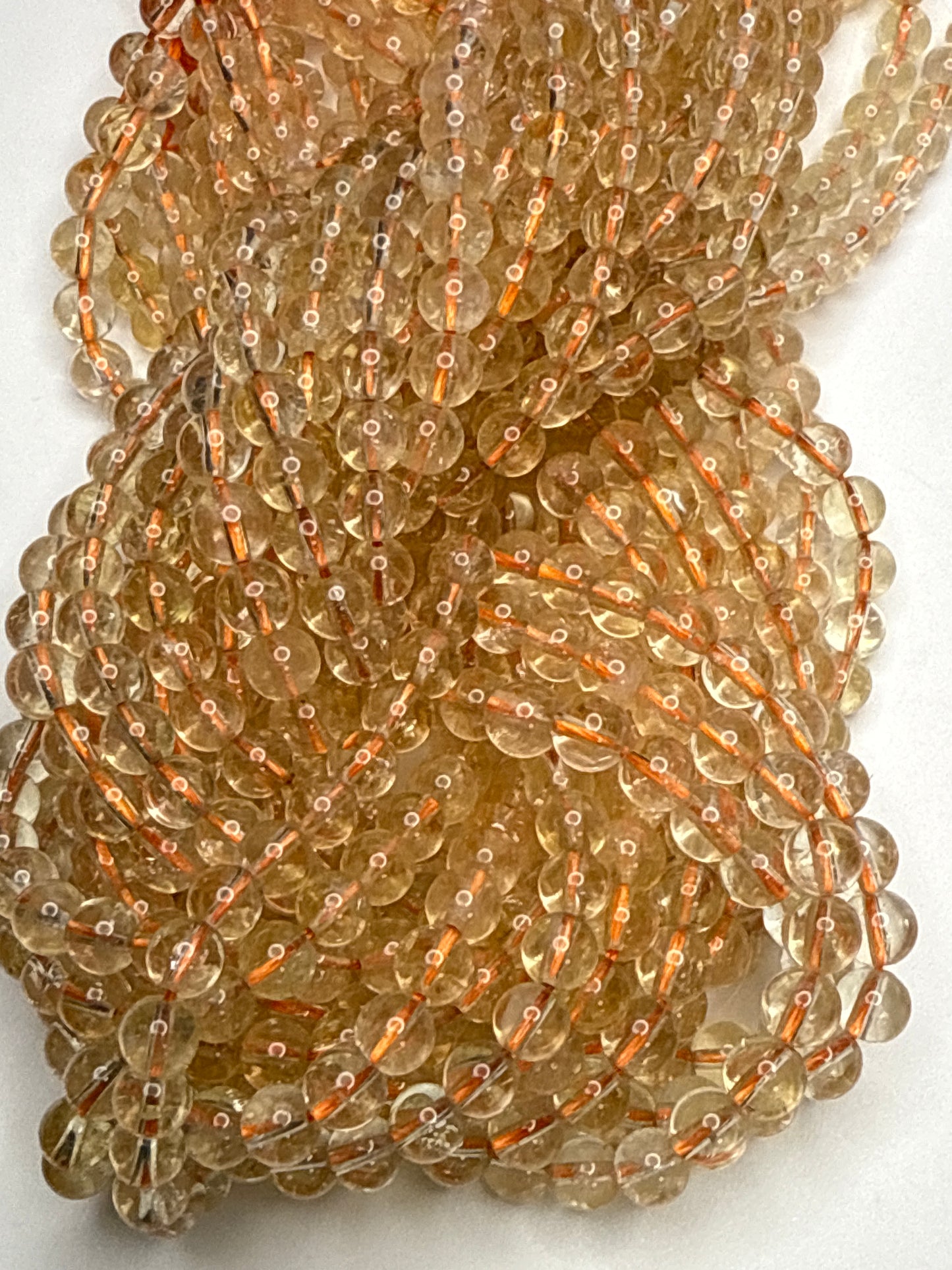 6mm Citrine Round Smooth.