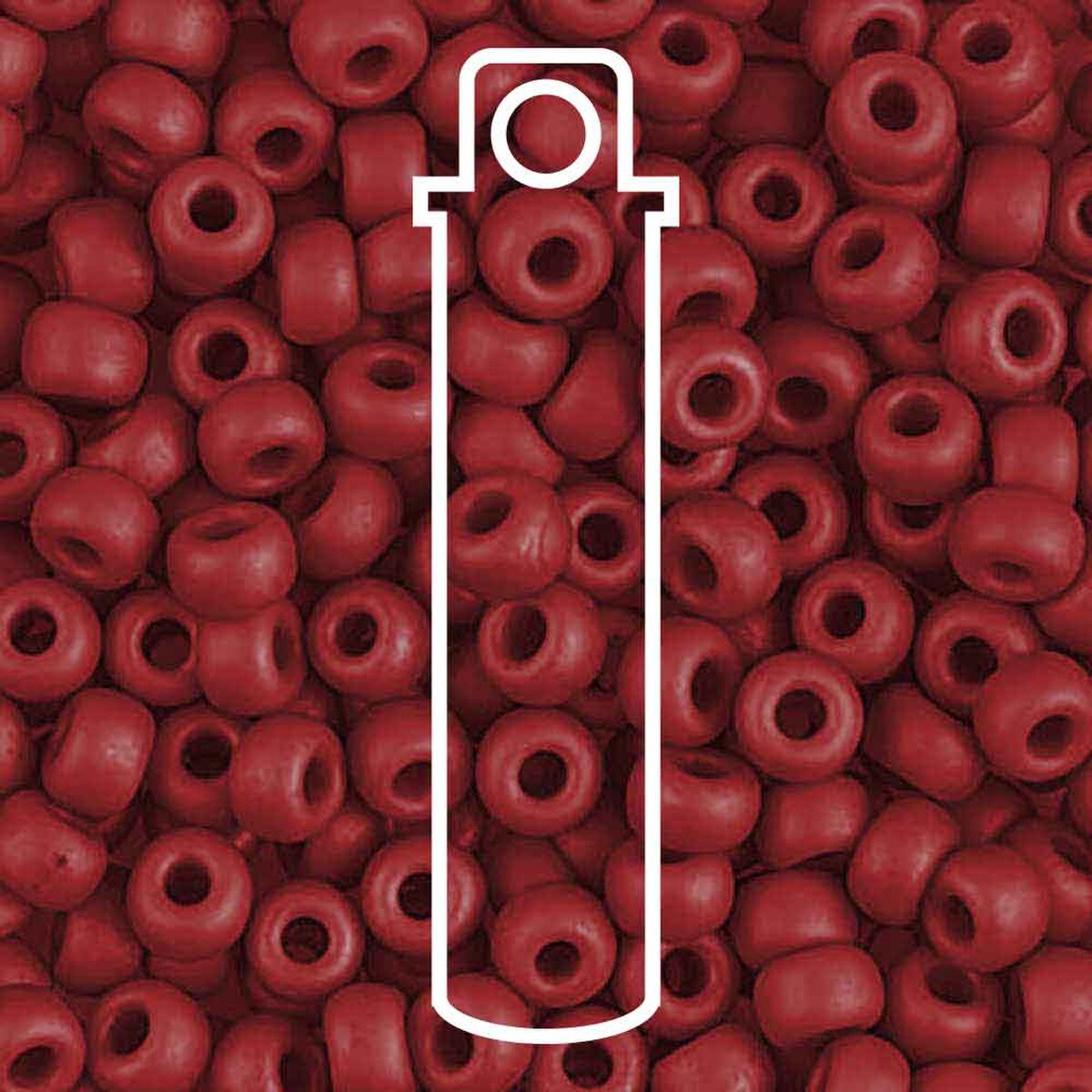 6/0 MATTE MET DARK MAROON.