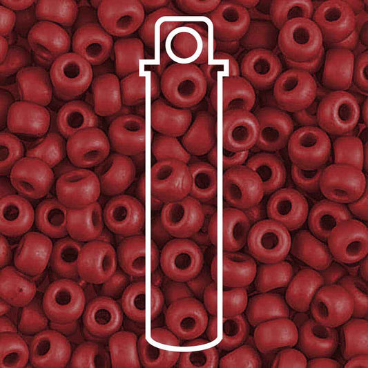 6/0 MATTE MET DARK MAROON.