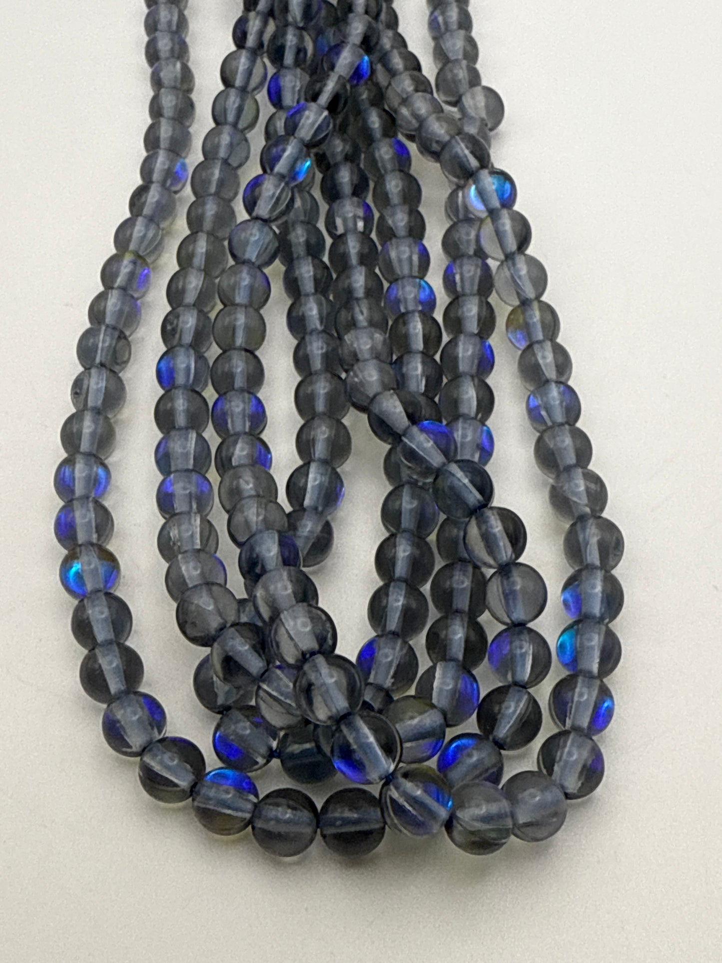 6mm Blue Mermaid Glass.