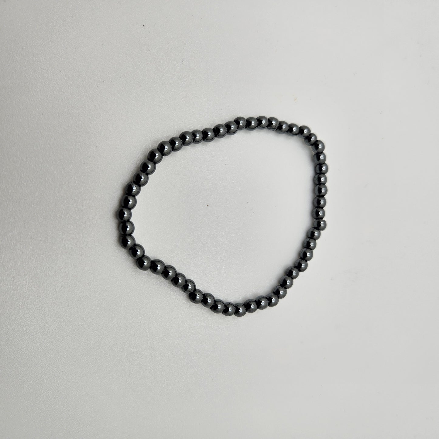 6mm Hematite Stretch Bracelet.
