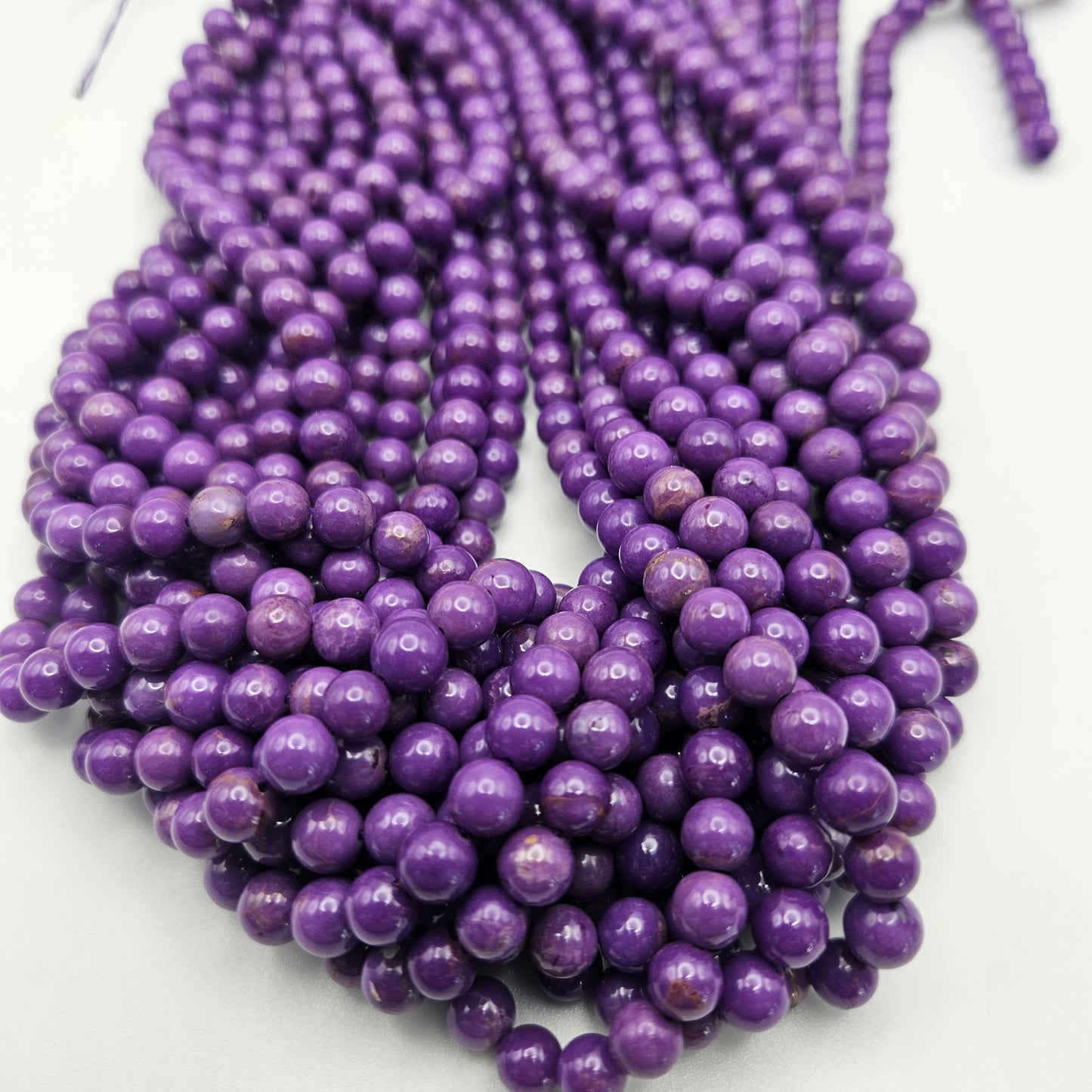 6mm Phosphosiderite Round Smooth.