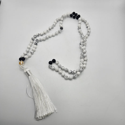 6mm Mala Howlite.