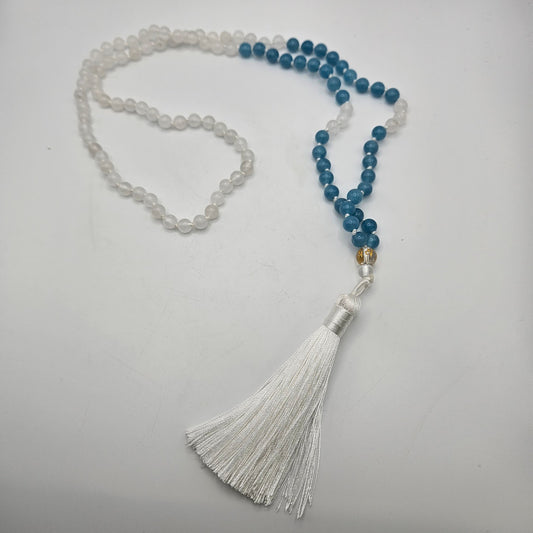 6mm Mala Moonstone.