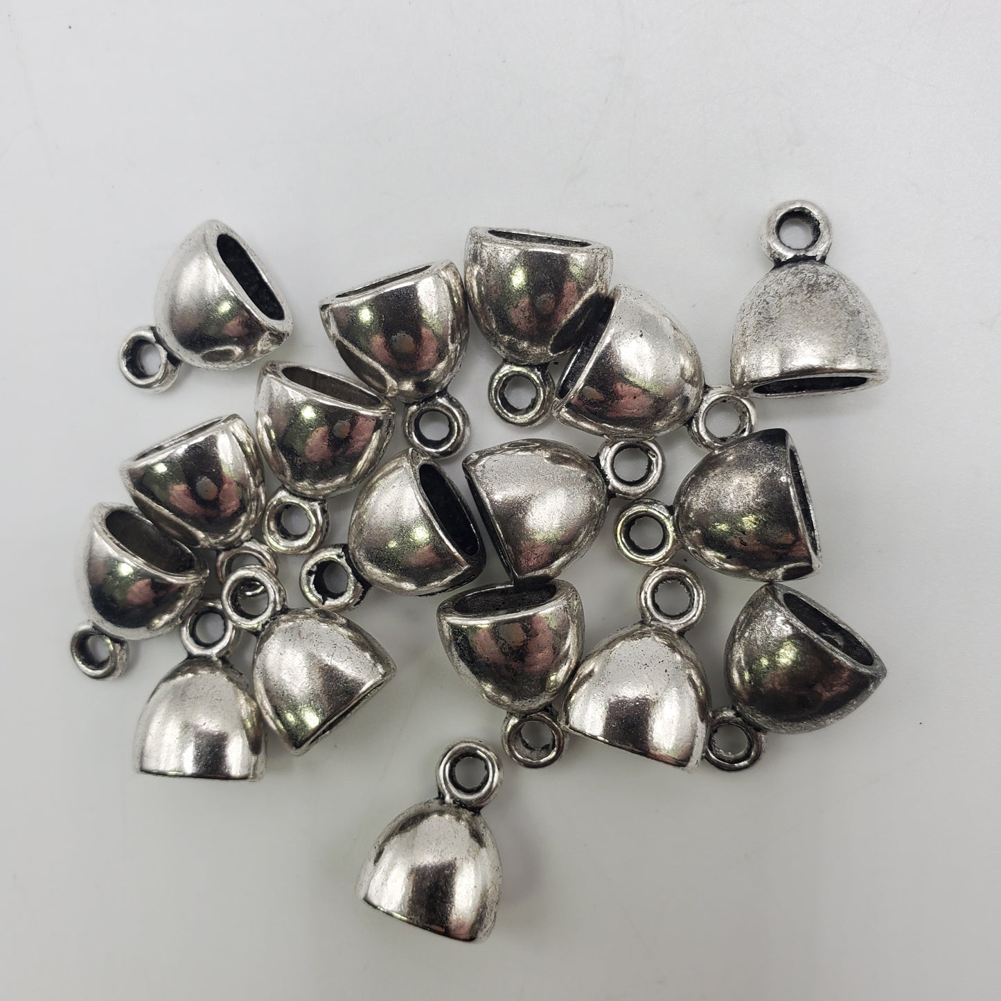 6x3mm, 7mm H. Pewter End Cap.
