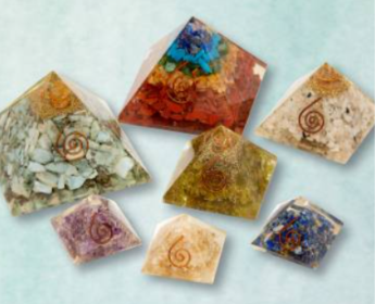 70mm Orgonite Pyramid Assorted.