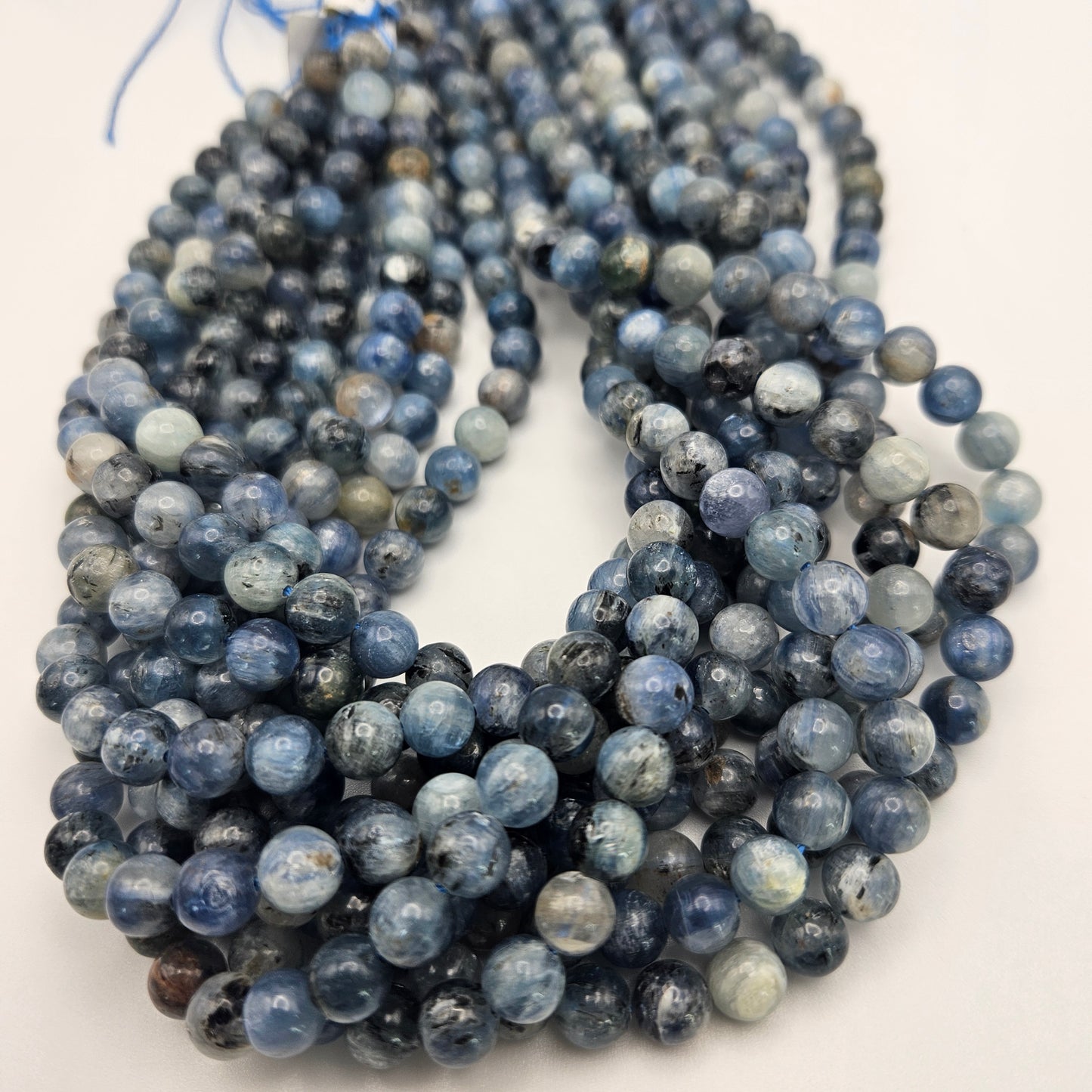 7mm Kyanite Round Bead Strand.
