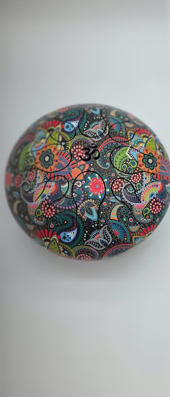 8 inch Paisley Tongue Drum.