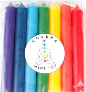 Mini Candle Chakra Set