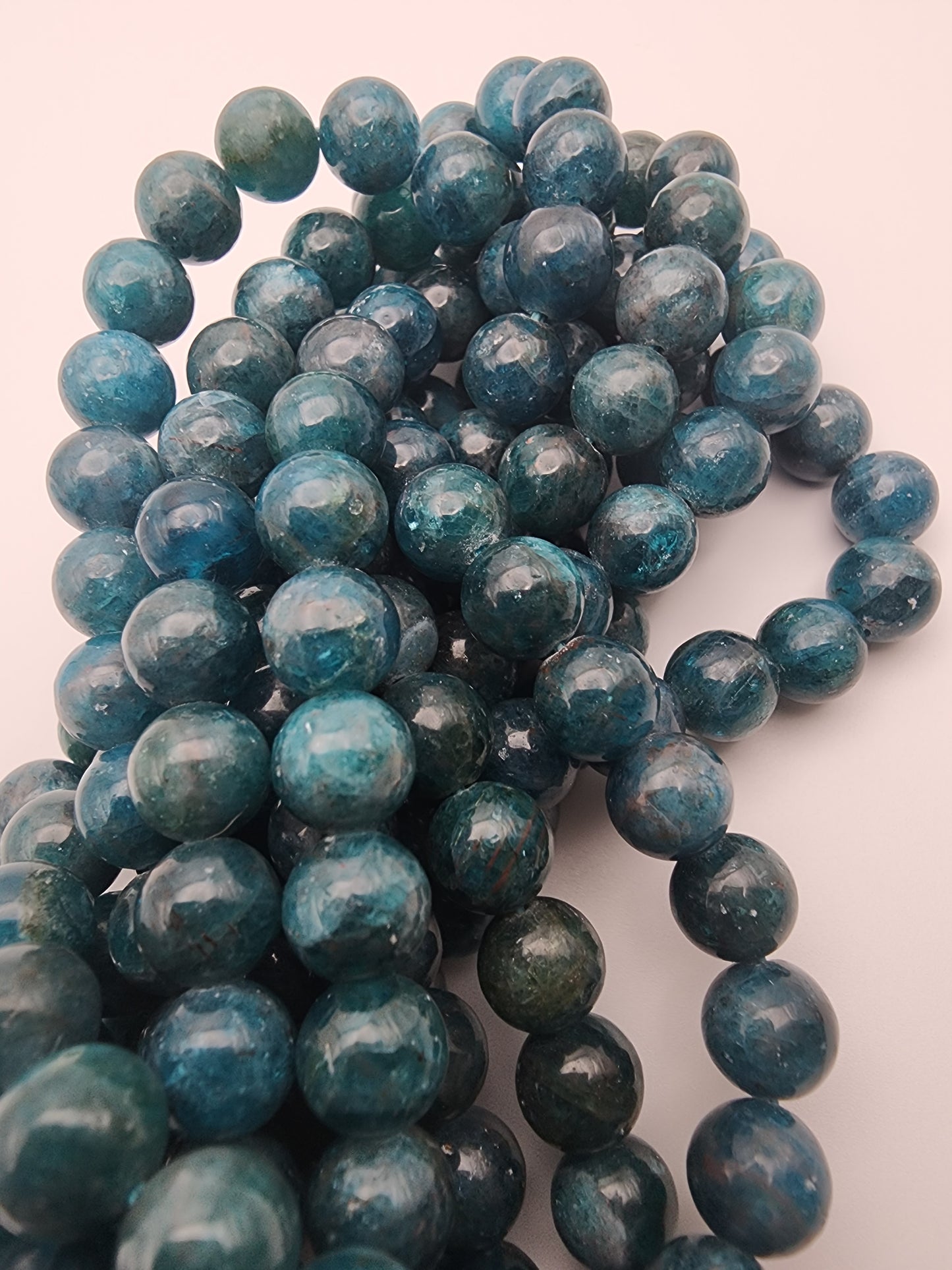 8mm Apatite Round Bead Strand.