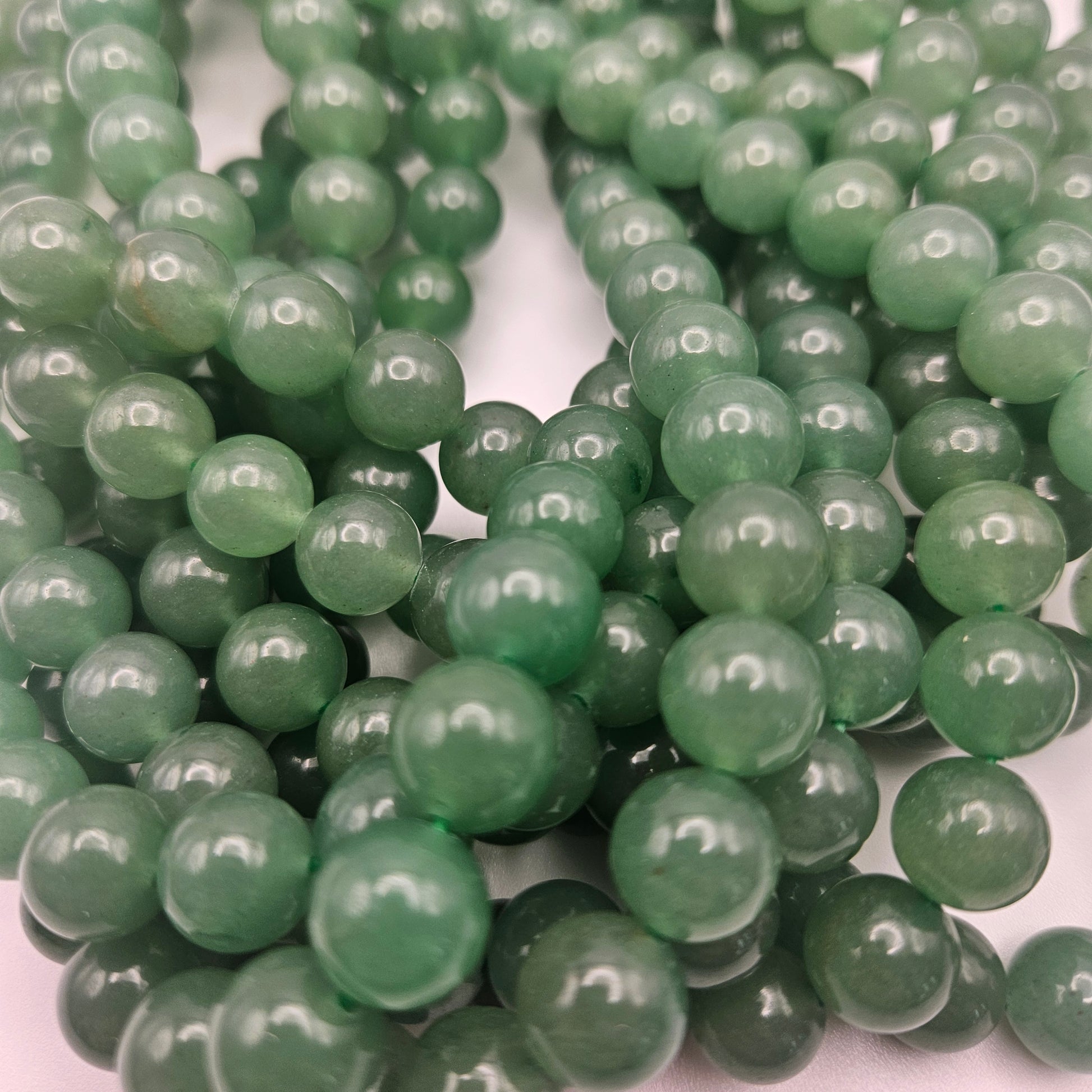 8mm Aventurine Round Bead Strand.