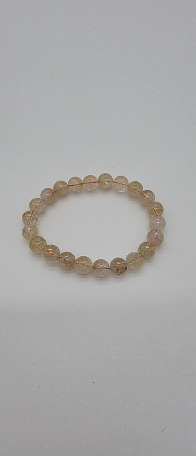 8mm Citrine Stretch Bracelet.