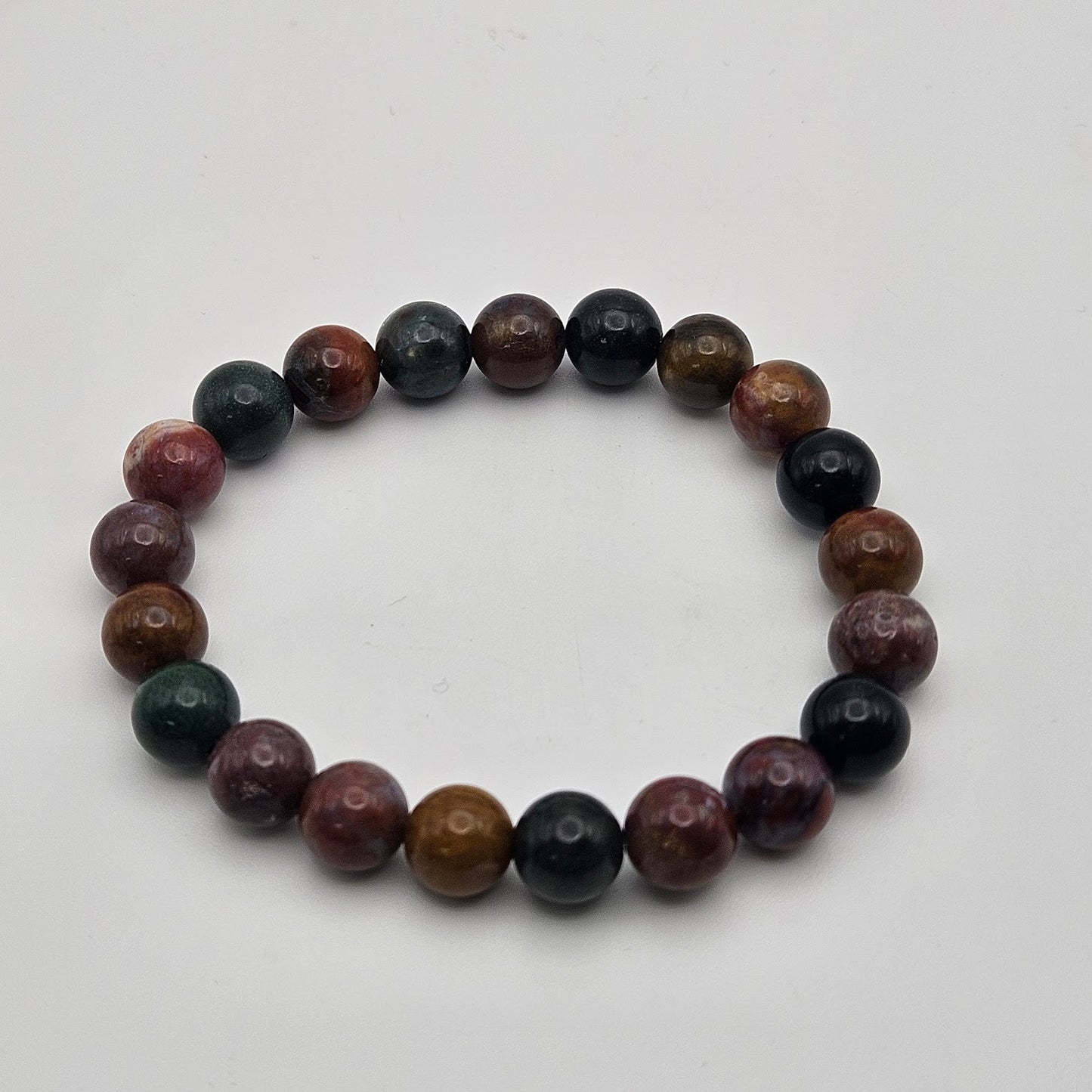 8mm Fancy Jasper Stretch Bracelet.
