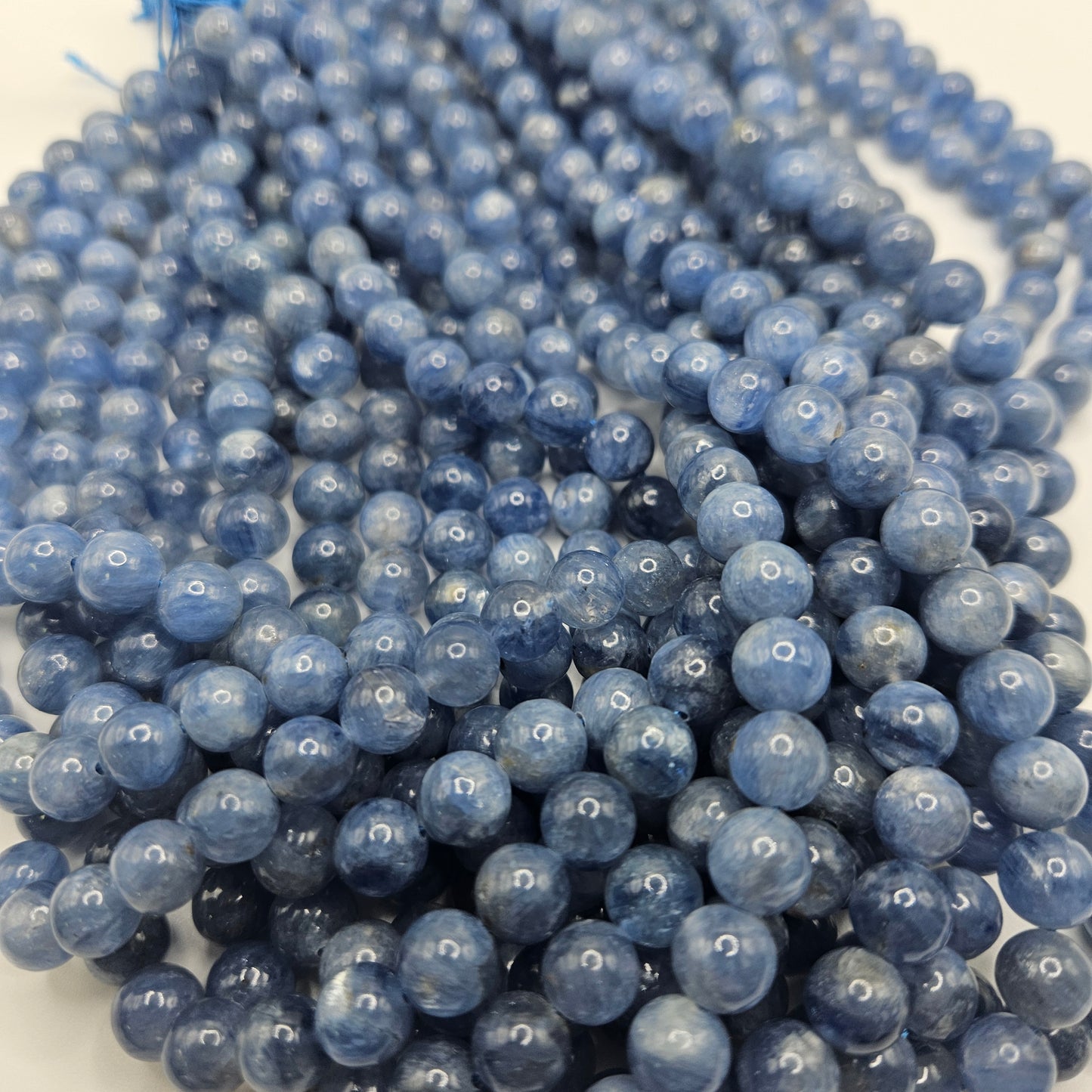 8mm Kyanite Round Bead Strand.