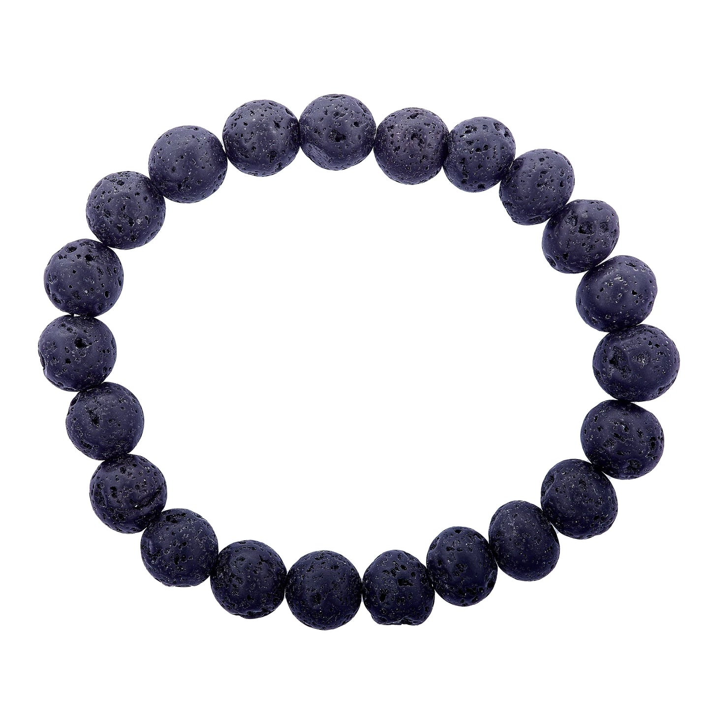 8mm Lava Stretch Bracelet.