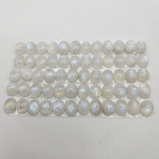 8x10mm Moonstone Oval Shaped Cabochon.