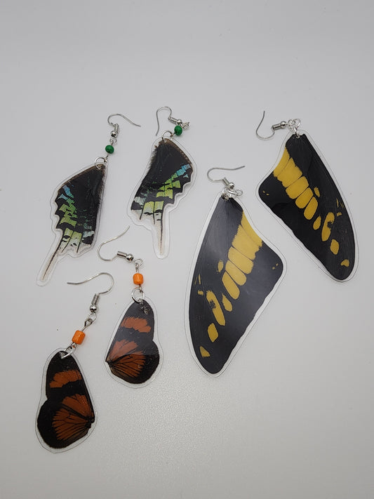 Acrylic Butterfly Earrings Medium.