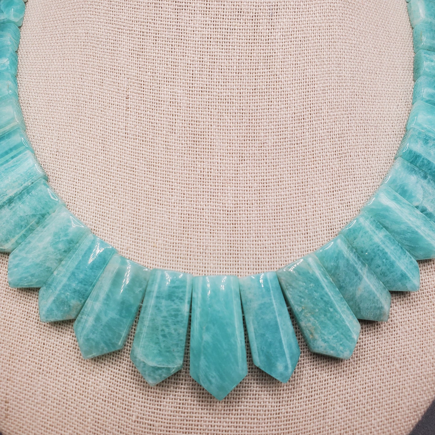 Amazonite Gemstone Necklace.