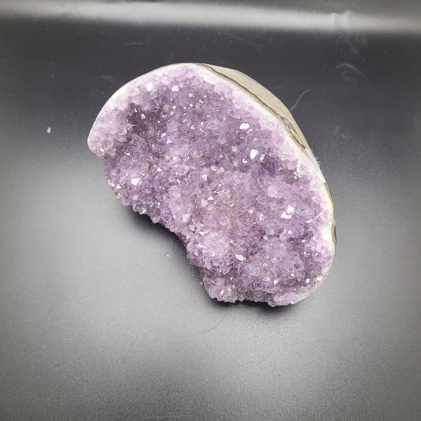 Lavender Color Amethyst Cupcake Display Piece.